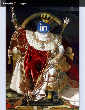 exemple de visuel pour illustrer un post de recherche d'emploi