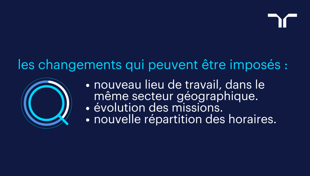 changement de poste sans modification contrat de travail