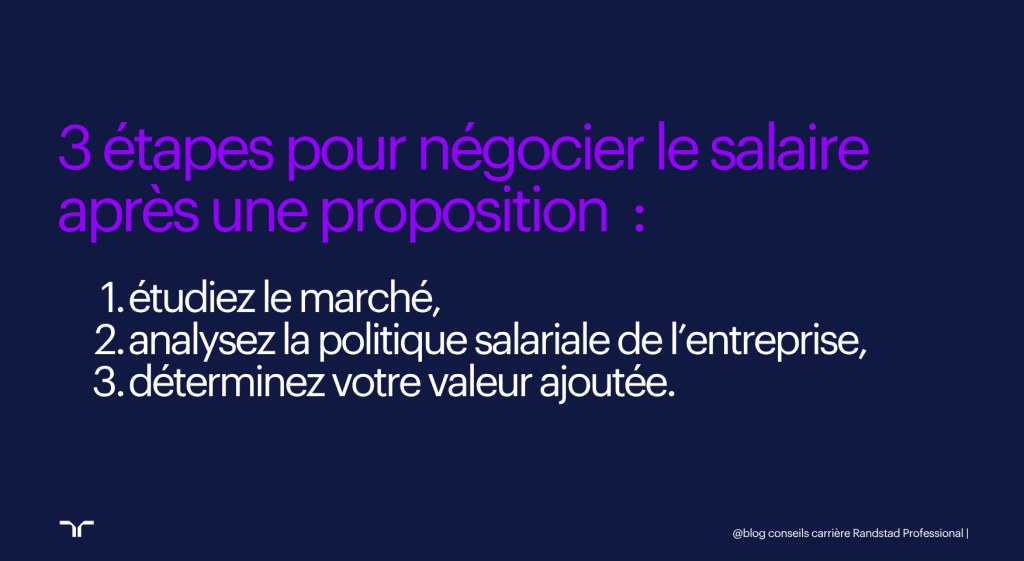 comment négocier son salaire après une proposition