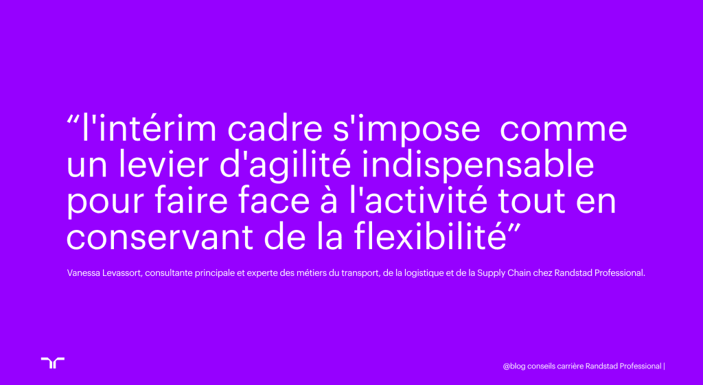 interim cadre supply chain logistique transport